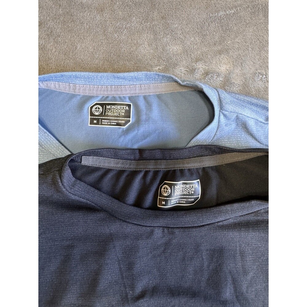 Mondetta Outdoor Project Shirts Lot of 2 Men’s Medium Performance Athletic